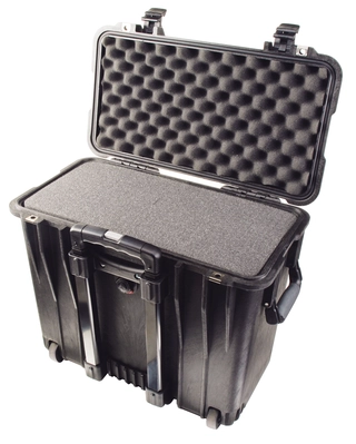 KASSE PELI 1440 M/SKUM, SORT Innv. m&#229;l: 434x191x406 mm - Peli