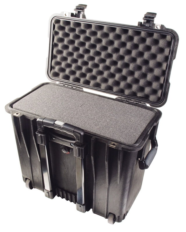 KASSE PELI 1440 M/SKUM, SORT Innv. mål: 434x191x406 mm - Peli 