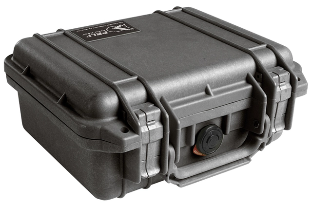 KASSE PELI 1200 SORT UTEN INNHOLD Innv. mål: 235x181x105 mm - Peli 