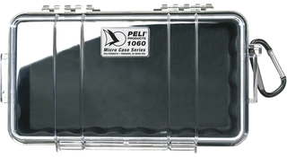 KASSE PELI 1060, SORT/KLAR Innv. m&#229;l: 209x108x57 - Peli