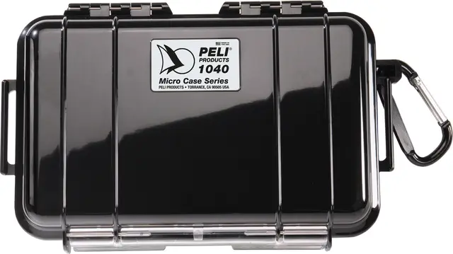 KASSE PELI 1040 MICRO SORT Innv. mål: 165x98x44 mm Peli 