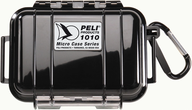 KASSE PELI 1010 MICRO SORT Innv. mål: 111x75x43 mm Peli 