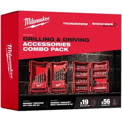 BOR- BITSSETT KOMBOKIT 43 DELER Milwaukee Tilbeh&#248;r