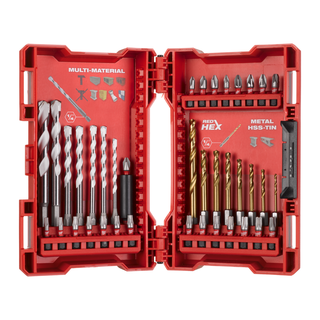 BOR- BITSSETT 39 DELER SHOCKWAVE™ TIN Milwaukee Tilbeh&#248;r