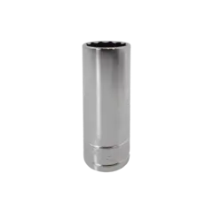 PIPE LANG 1/2&quot; TOLVKANT 11MM Forniklet, Forkrommet Og Polert KC Tools