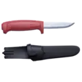 MORAKNIV BASIC 511 ALLROUND RØD Kullstål, Slirekniv Morakniv