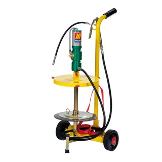 FETTPRESSE PUMPESETT TRYKKLUFTSDREVET For 18-30kg beholder,inkl. vogn, Meclube