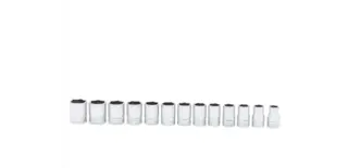PIPESETT 1/2&quot; KORT 6-KANT 12-24MM 313TWMYA - 13 Deler - Snapon