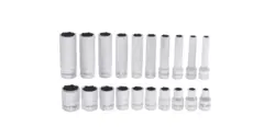 PIPESETT 1/4&quot; DR. 3/16 - 9/16&quot; SEKSKANT 120STTM - 20 Deler - Snapon