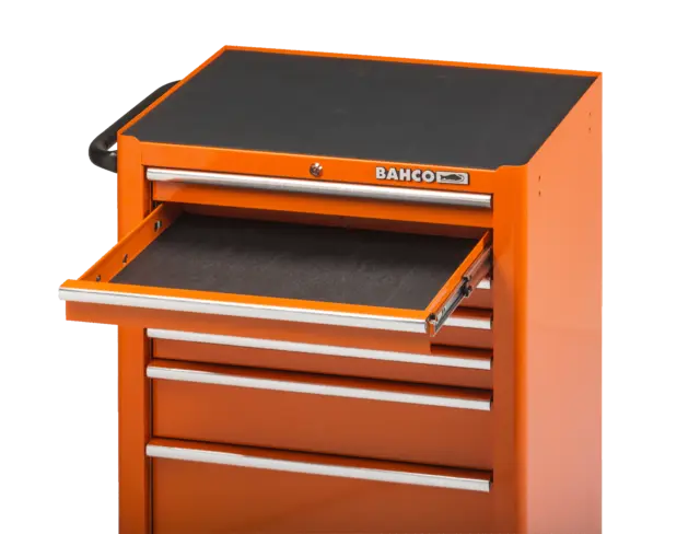VERKTØYVOGN C75 8 SKUFFER 26" ORANSJE 986x501x763mm - Bahco 
