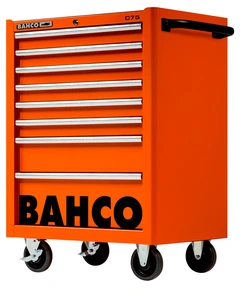 VERKT&#216;YVOGN C75 8 SKUFFER 26&quot; ORANSJE 986x501x763mm - Bahco