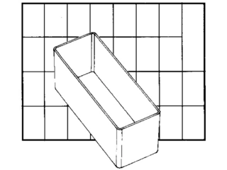 INNSATS A9-2 45X40X110MM KLAR RAACO Raaco