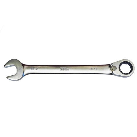 KOMB. NØKKEL 19MM M/SKRALLE OG VENDER A.O.K KC Tools