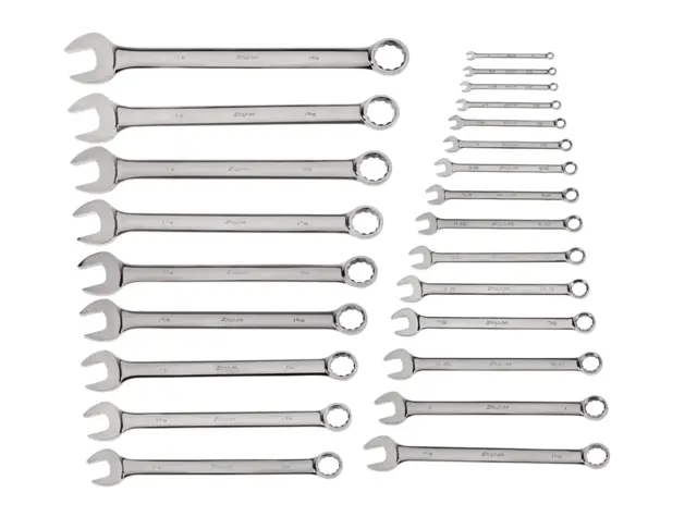 KOMBINASJONSNØKKELSETT 1/4"-1-5/8" 24STK OEX724KB - Snapon 