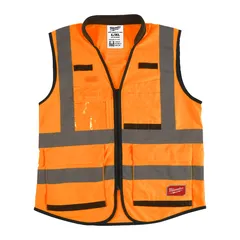 SYNL. VEST ORANSJE PREMIUM L/XL Milwaukee Tilbeh&#248;r