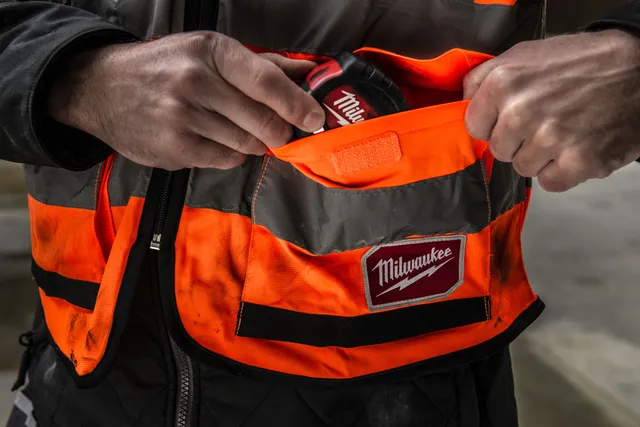 SYNL. VEST ORANSJE PREMIUM S/M Milwaukee Tilbehør 