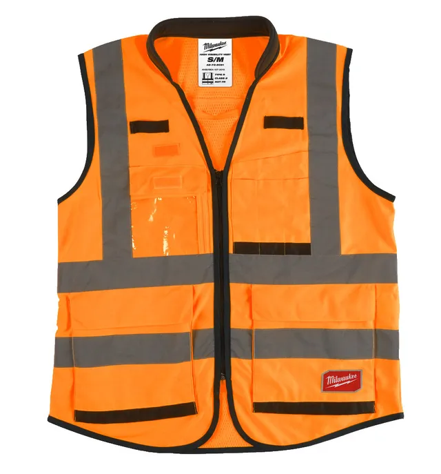 SYNL. VEST ORANSJE PREMIUM S/M Milwaukee Tilbehør 