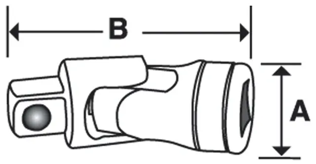 UNIVERSALLEDD 1/4" DR. TMU8B - Snapon 