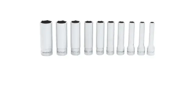PIPESETT LANG 1/4" DR. 3/16-9/16" 6KANT 110STMY - 10 Deler - Snapon 