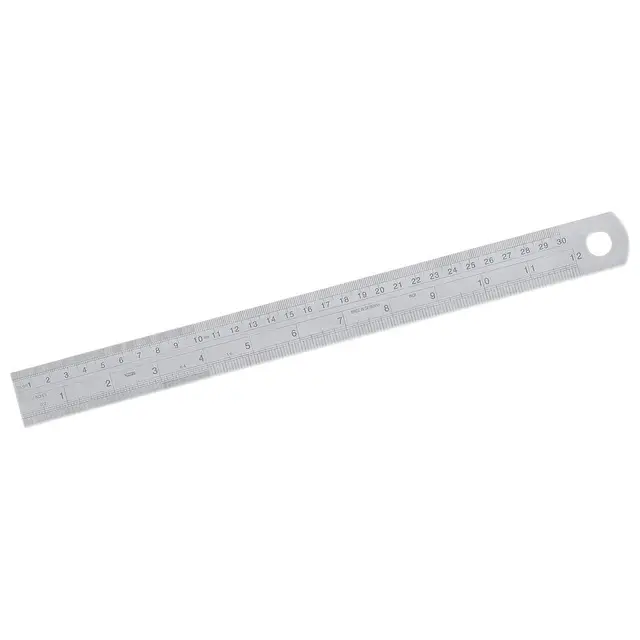 LINJAL RUSTFRI 300MM 30X1 MM/INCH Vogel 