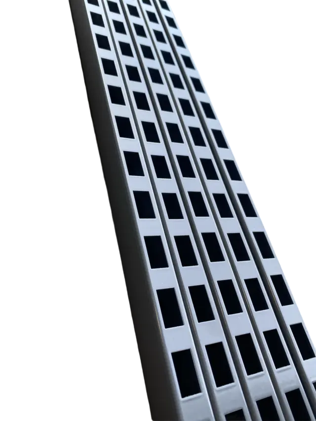 VEGGSKINNE 20/30 CC32 GRÅ  H1260MM Systemvegg, S6502-B - Fosen Tools 