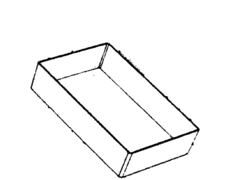 INNSATS FOR OPPBEV BA6-1 KLAR 69 x 109 x 157 mm Raaco