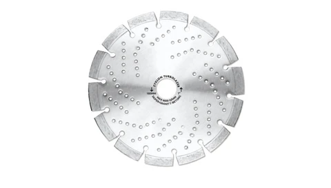 DIAMANTKAPPEBL 180X2.6X10X22 TURBOLAZER 2.6Mm Tykk 22,23Mm Diam. Spindel Zyklon