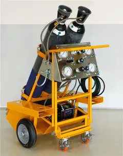 NITROGEN BOTTLES HANDLING BOOSTER CART PN: 410-9D3H