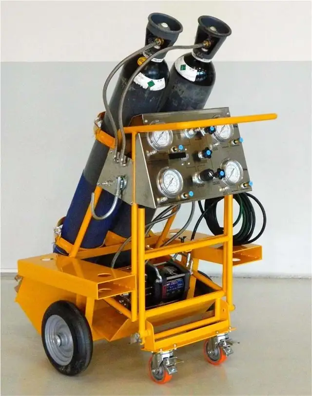 NITROGEN BOTTLES HANDLING BOOSTER CART PN: 410-9D3H 