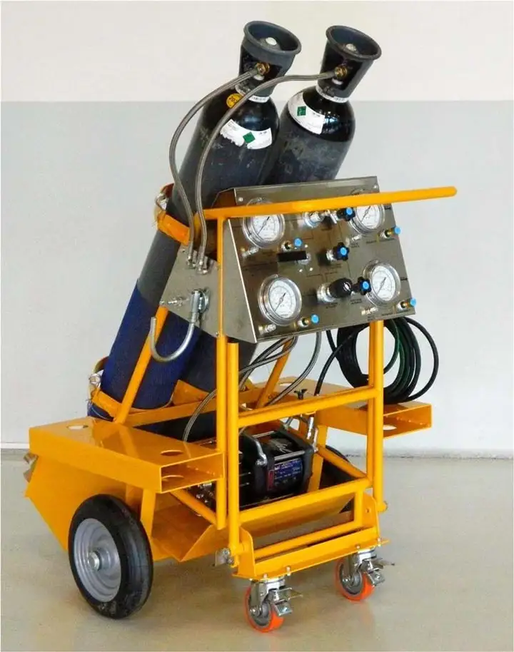 NITROGEN BOTTLES HANDLING BOOSTER CART PN: 410-9D3H 