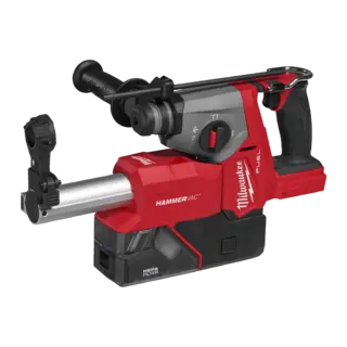 BORHAMMER SDS-PLUS M18 FHACDDE-0C Med integrert st&#248;vsuger - Milwaukee